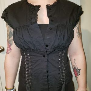 Moda international Black corset top